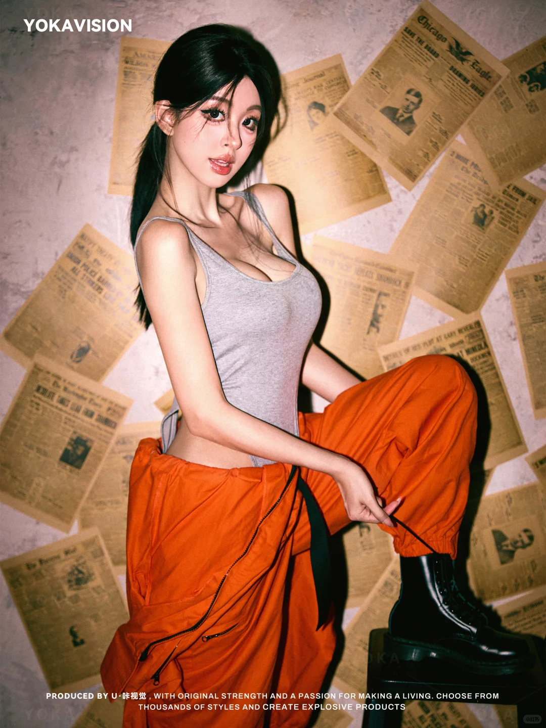 狱姐风美式辣妹写真炸场了🔥 要够野才够味