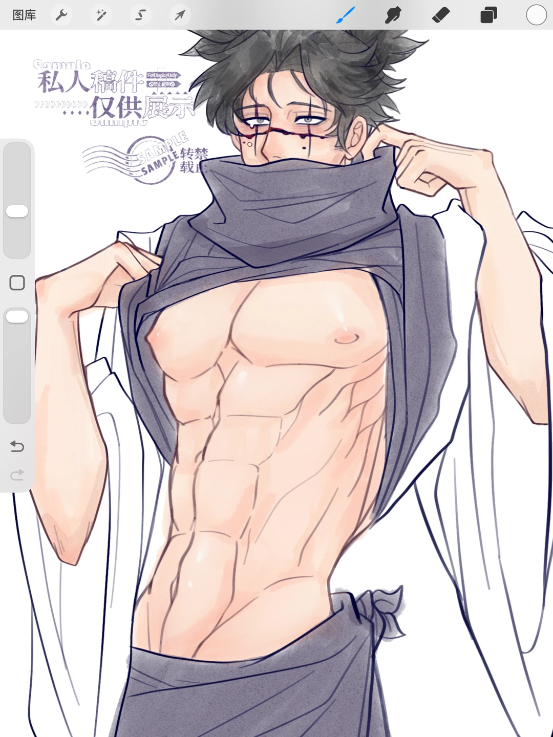 后面怎么越挡越涩🤔