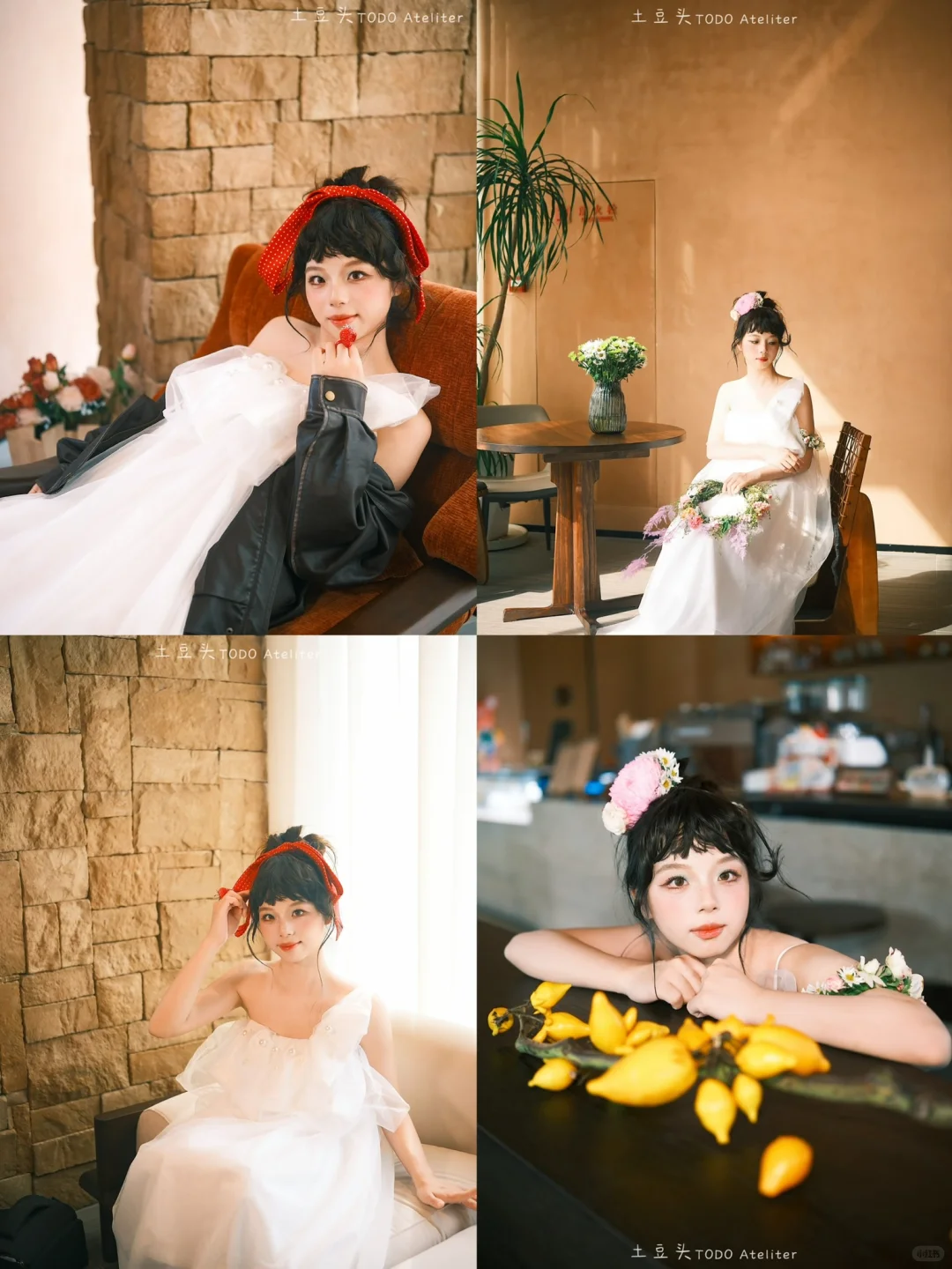 谁懂啊！晨袍造型都够出个写真集啦，