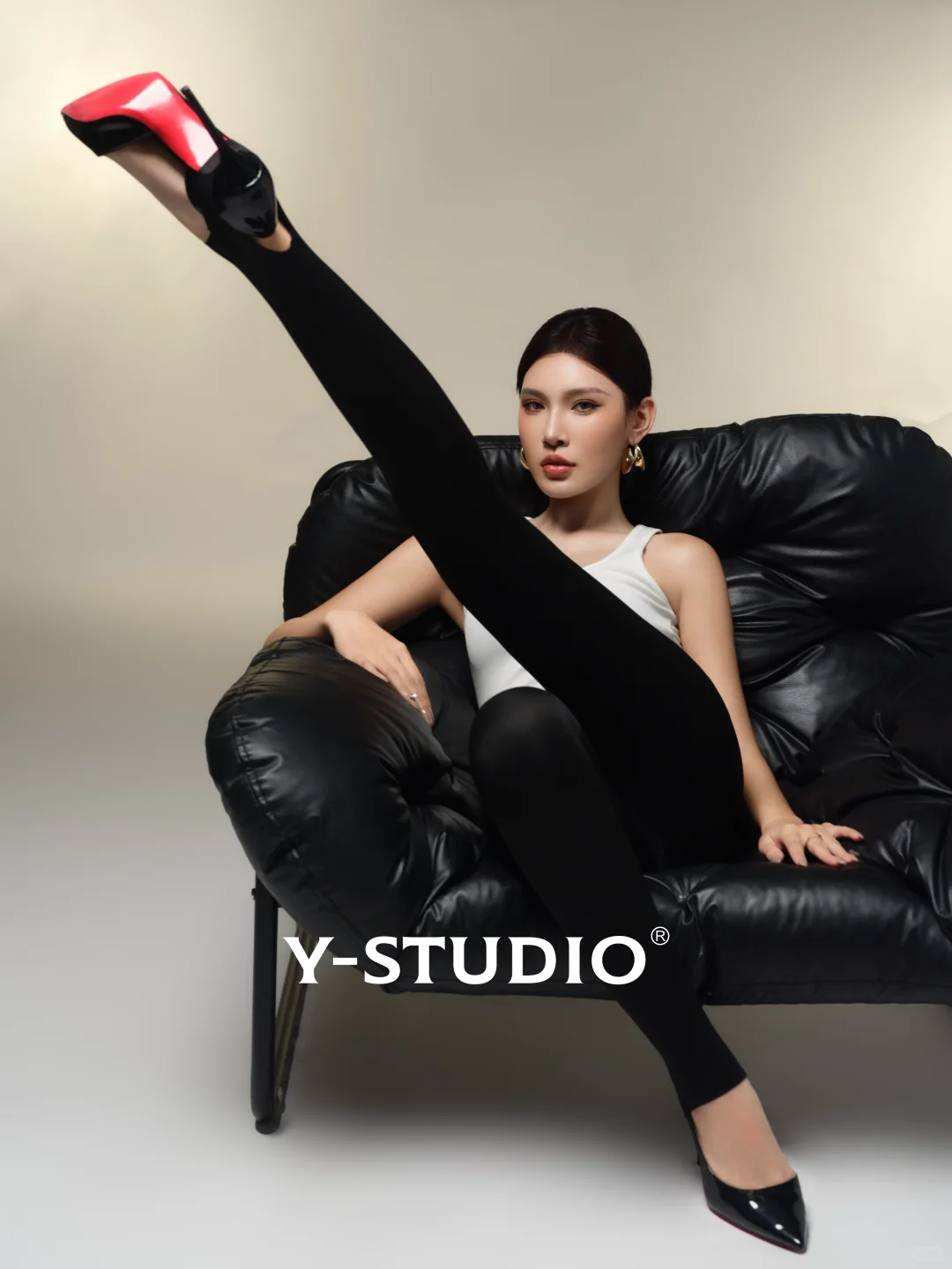 🖤黑白极简杀疯了🔞这样穿瑜伽裤太撩人惹🆘