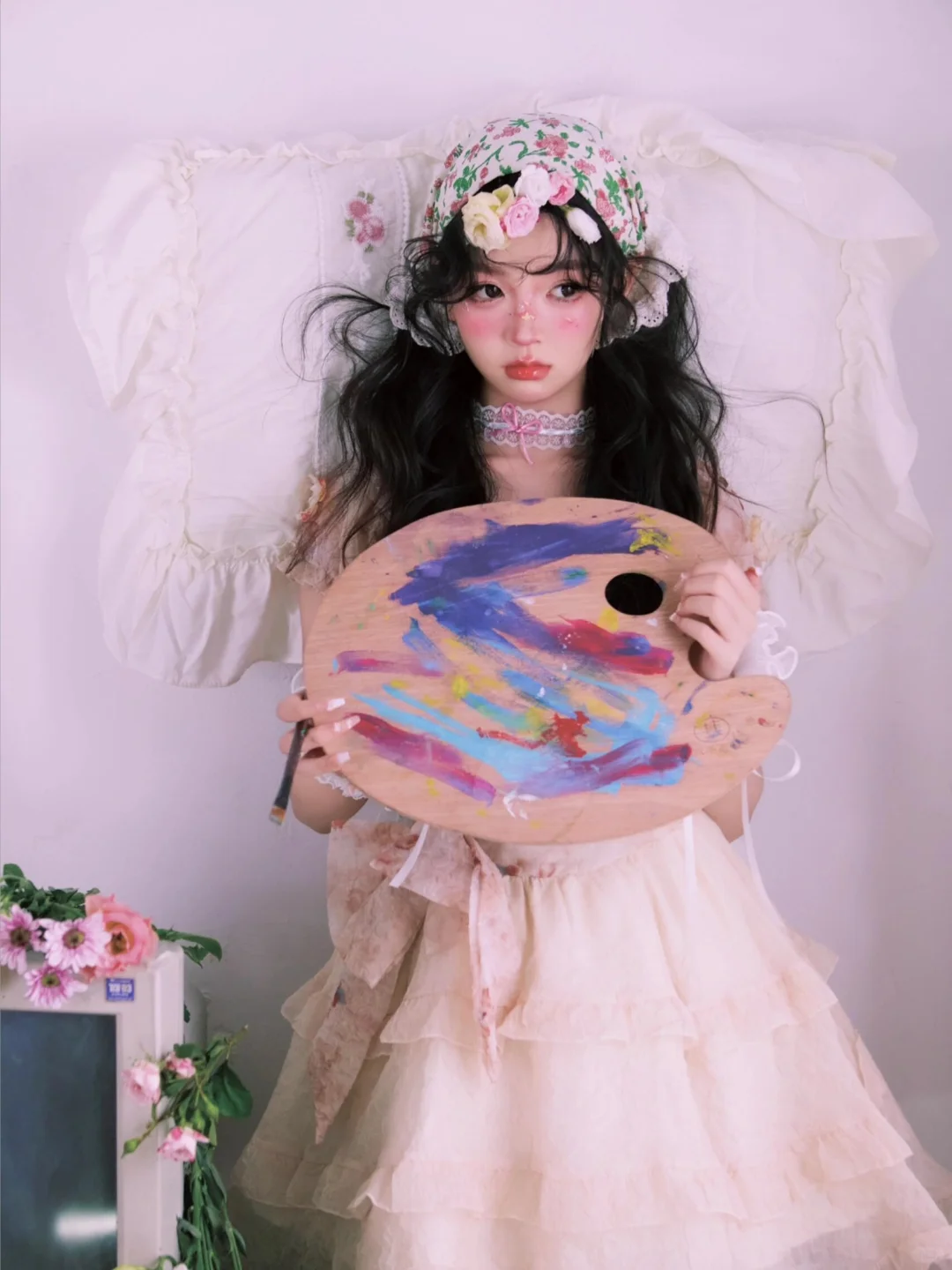 白月光系列｜纯欲油彩少女写真🧼