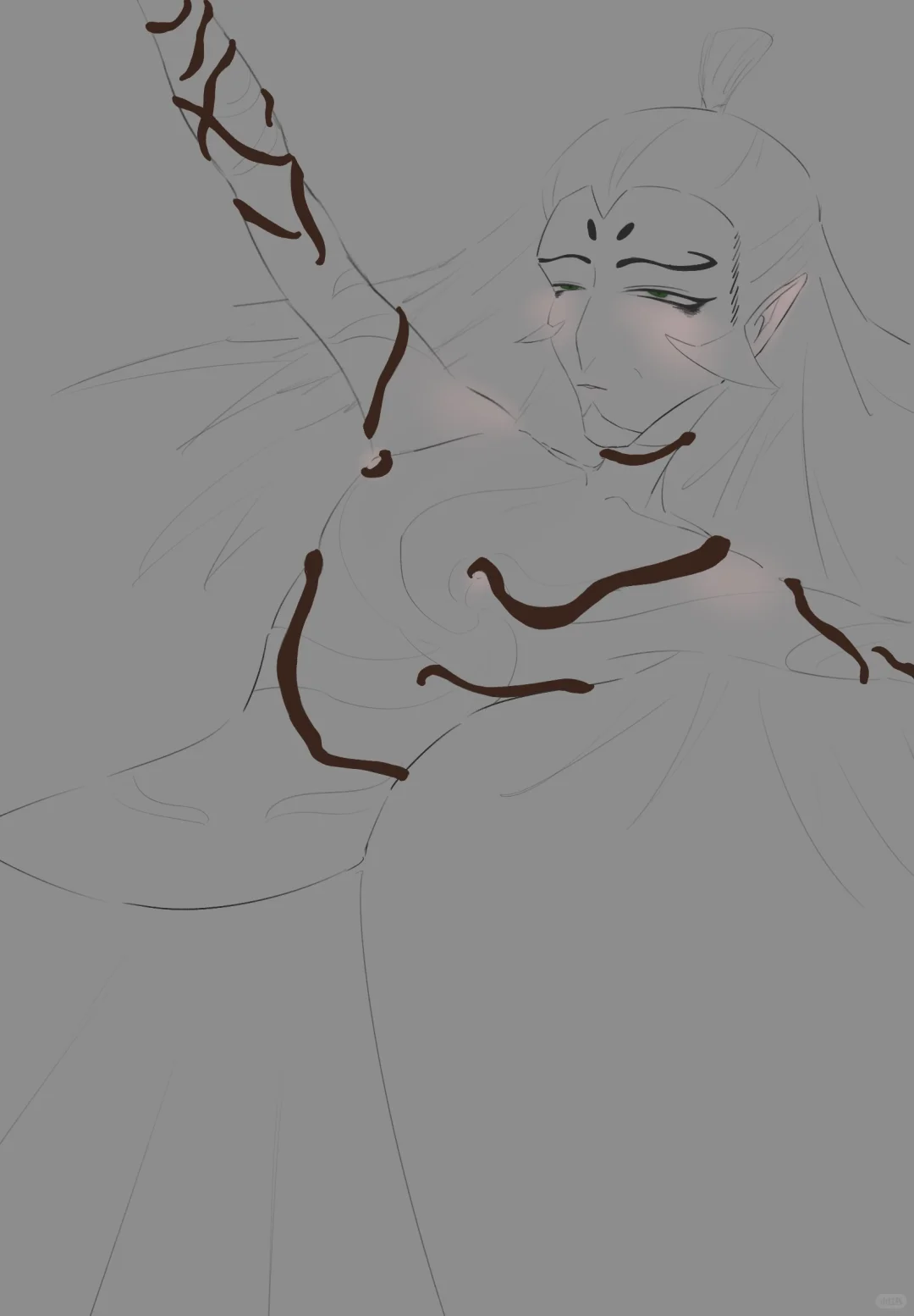 馋了申道长五年终于可以画他的涩图了😭