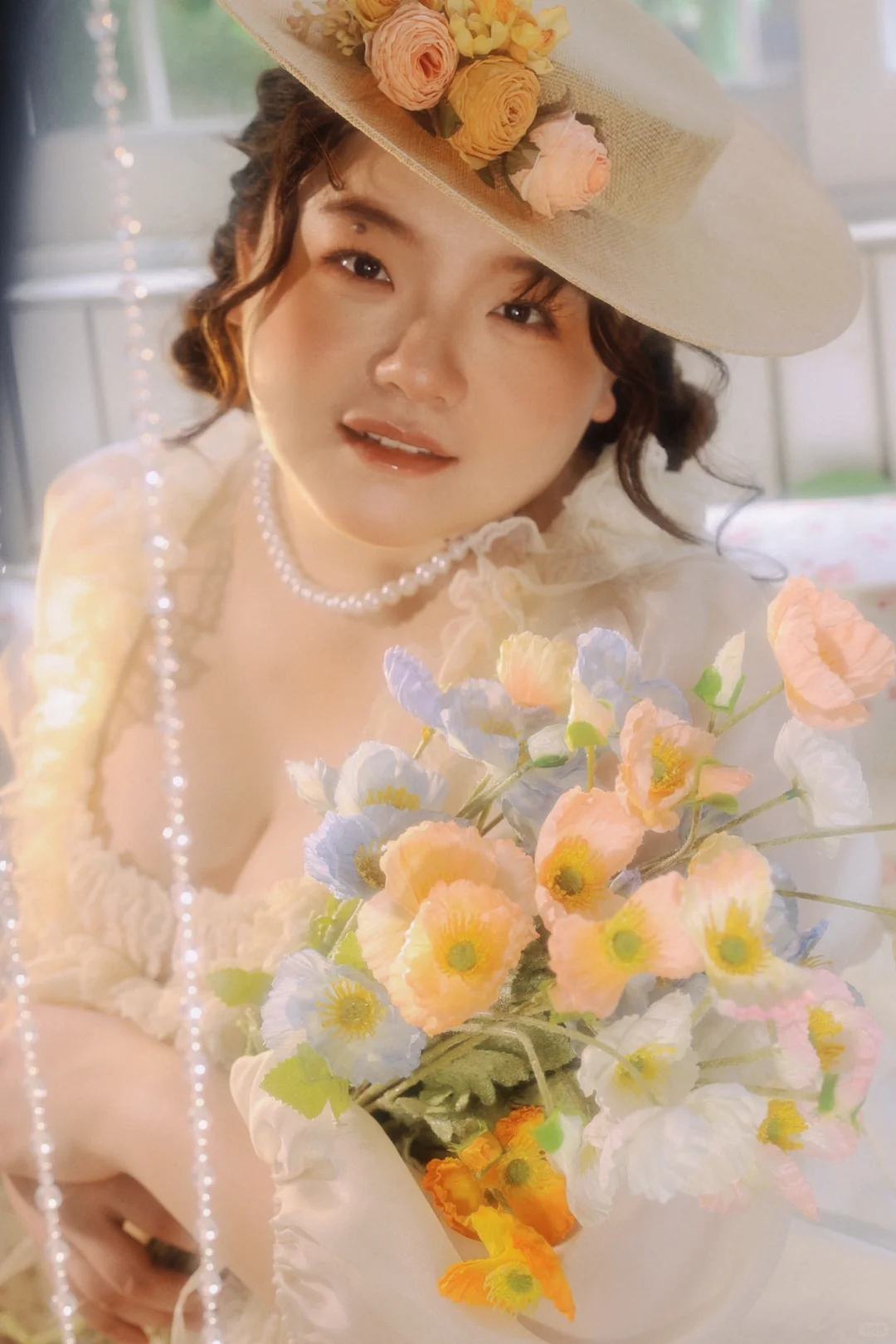 肉肉女孩独有的法式油画感