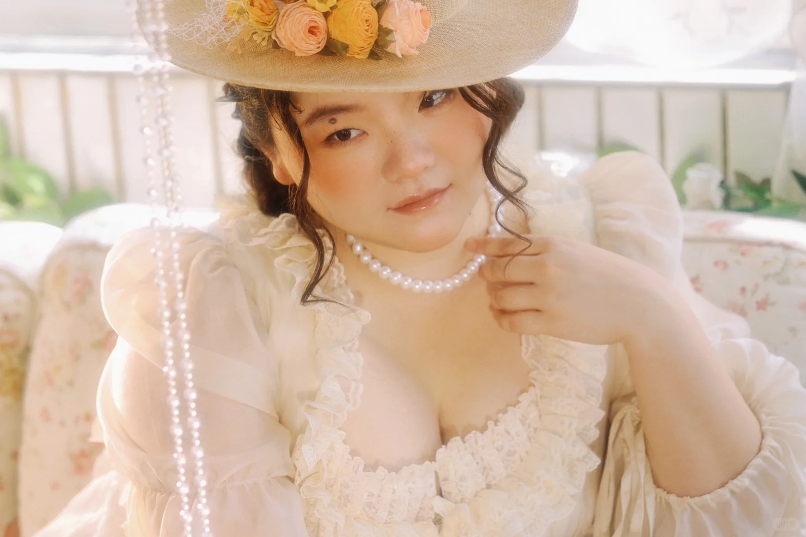 肉肉女孩独有的法式油画感