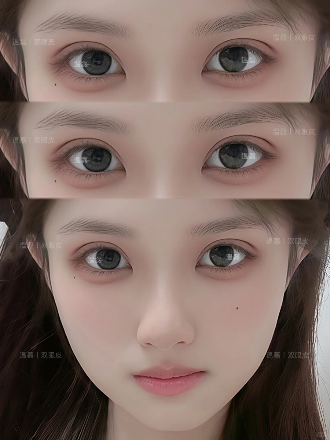 7mm幼态平扇+眼尾上扬，纯欲初恋眼拿捏拿捏