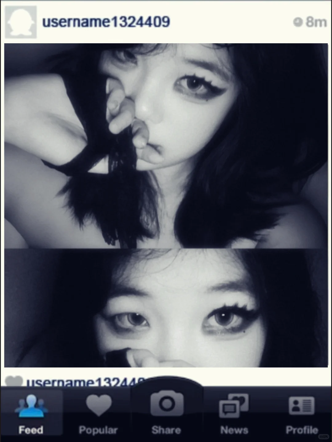 谁来懂一下这个半面妆