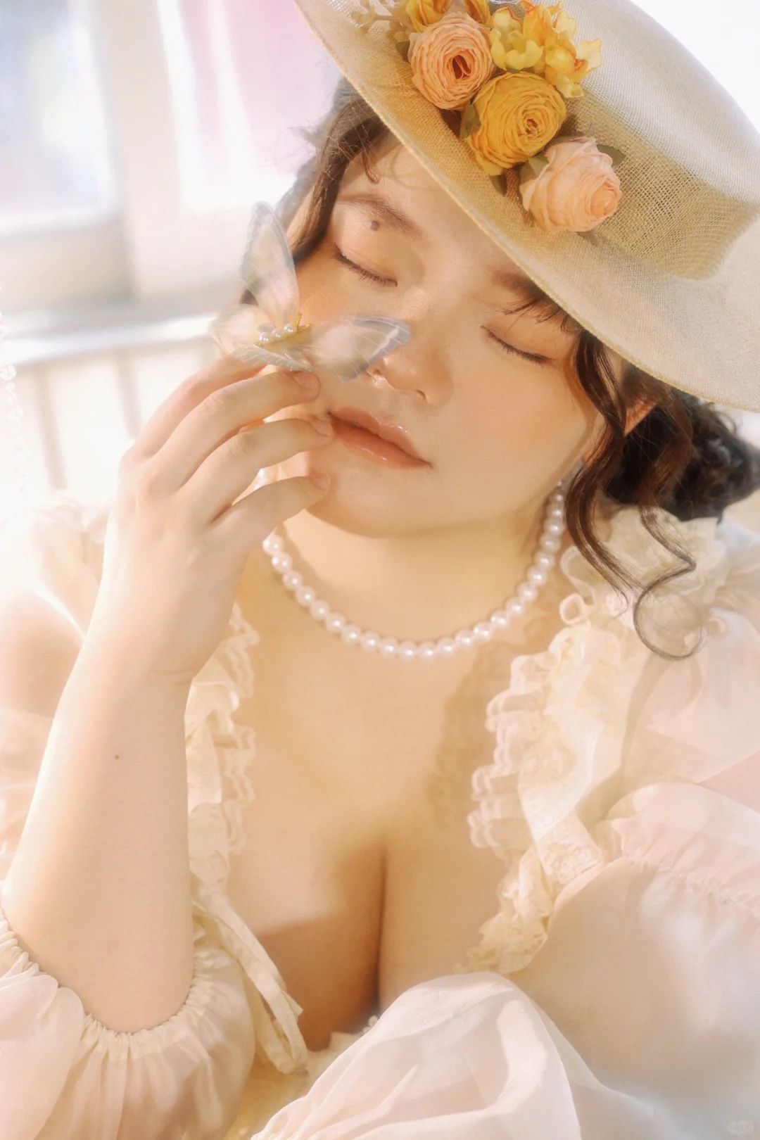 肉肉女孩独有的法式油画感