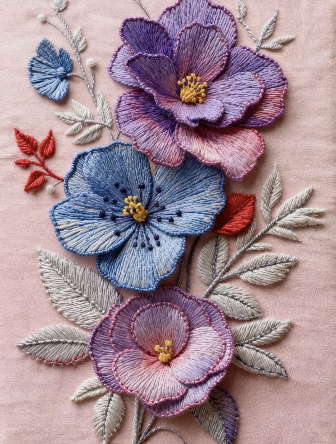 （花朵）不随春色争娇艳， 独抱清芬入画章