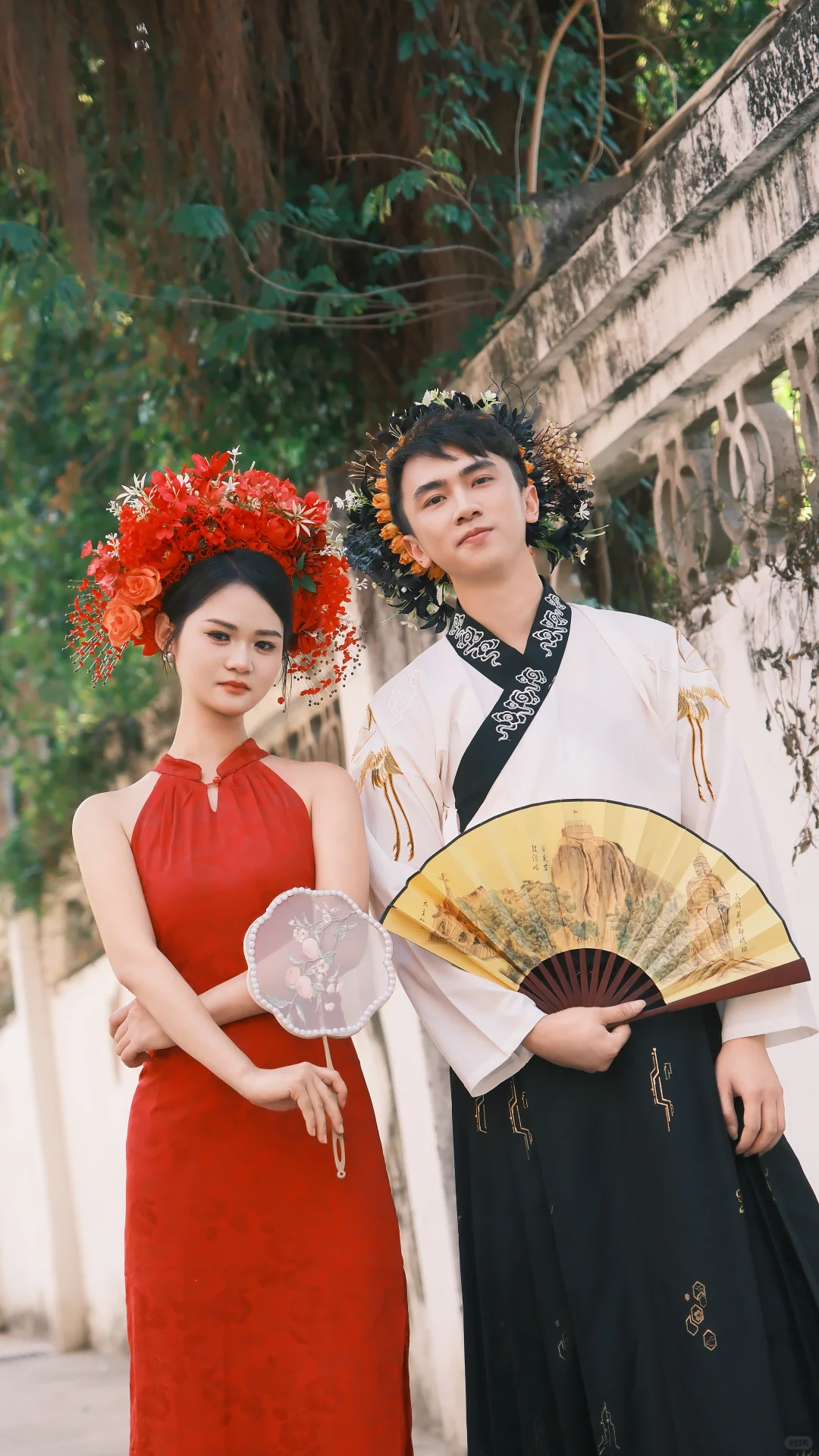 鼓浪屿情侣簪花👭