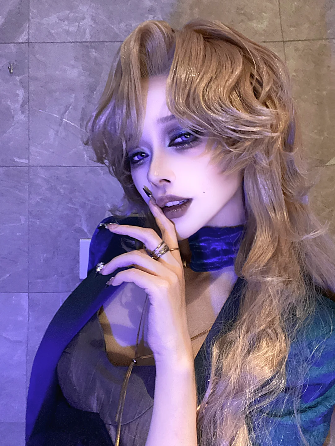 可是宝宝，我美甲带钻