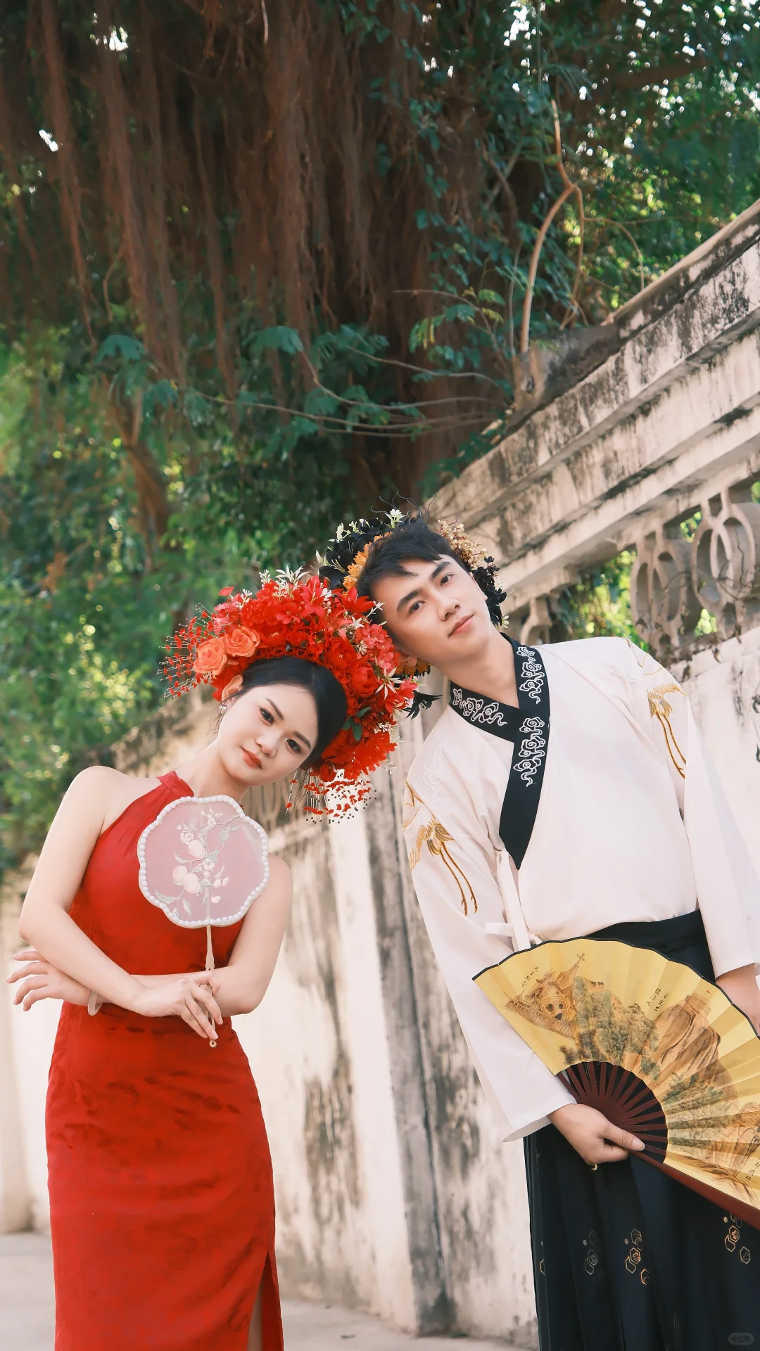 鼓浪屿情侣簪花👭