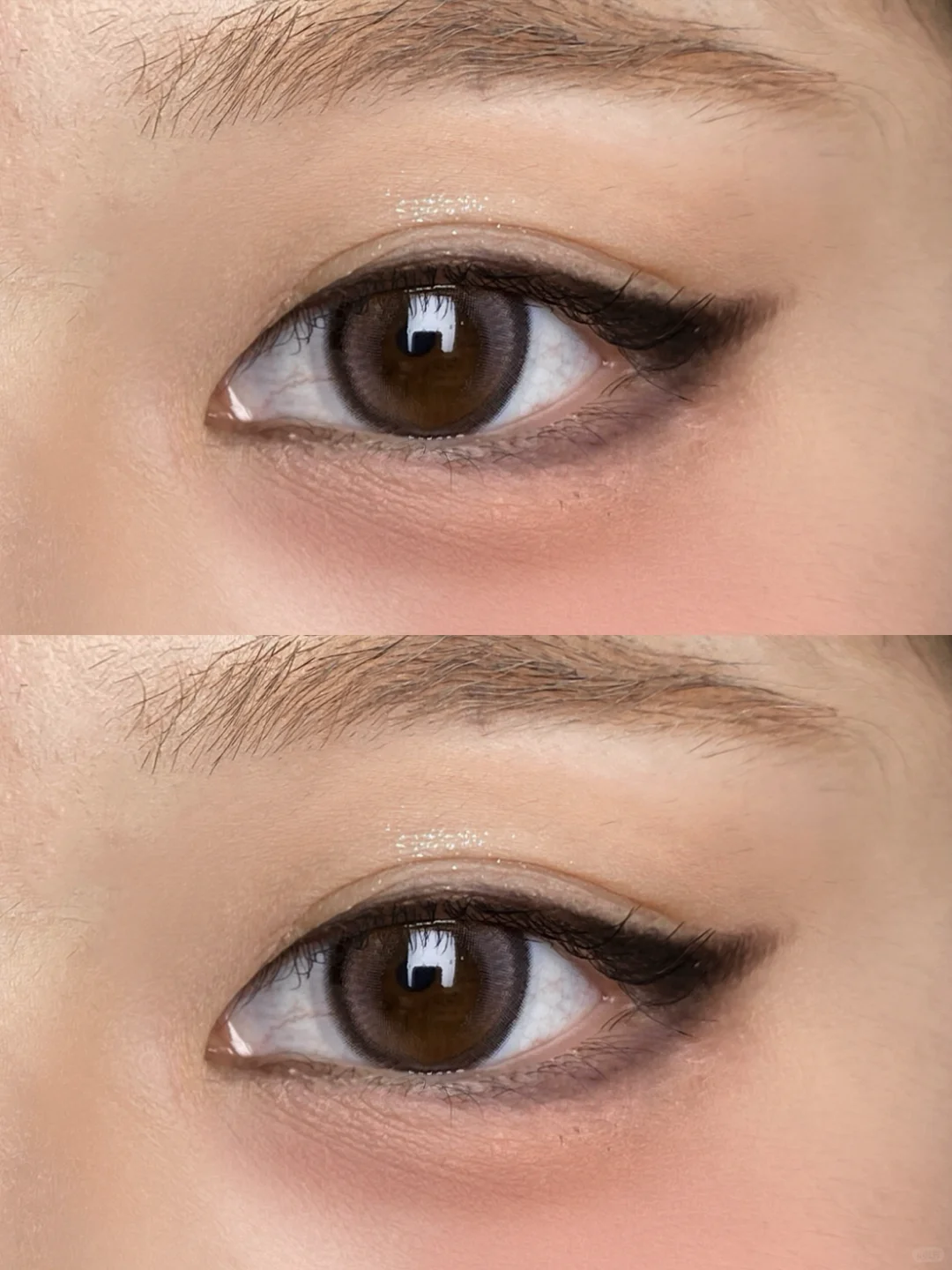 内双肿眼泡尝试rose朴彩英的金发甜欲缪斯妆