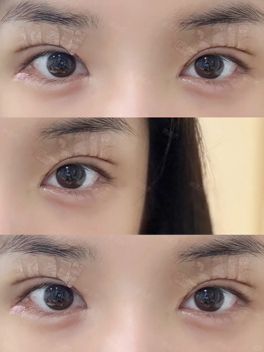 狐系感开扇圆眼模板｜魅惑感get