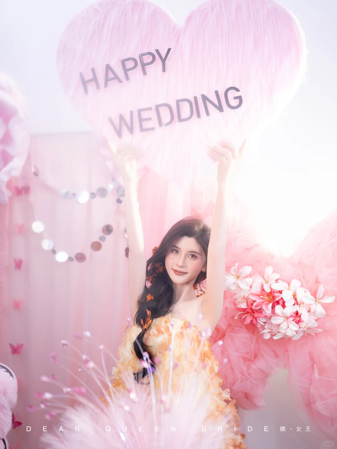 新中式甜妹新娘妆‼橘粉氛围感直接焊在脸上