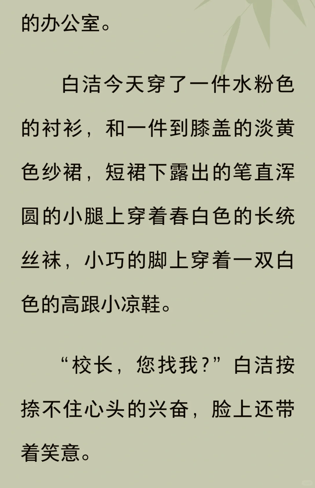 白老师小说，挑灯夜读的作品