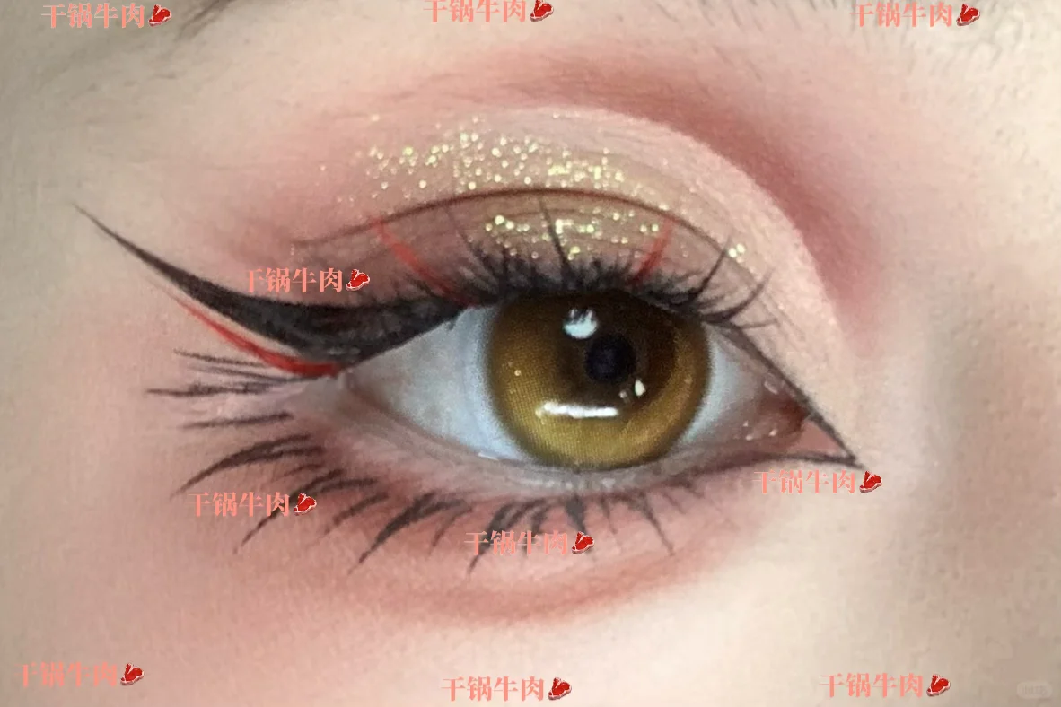 🦊🔴国风红睫狐系截断眼妆！【附教程】