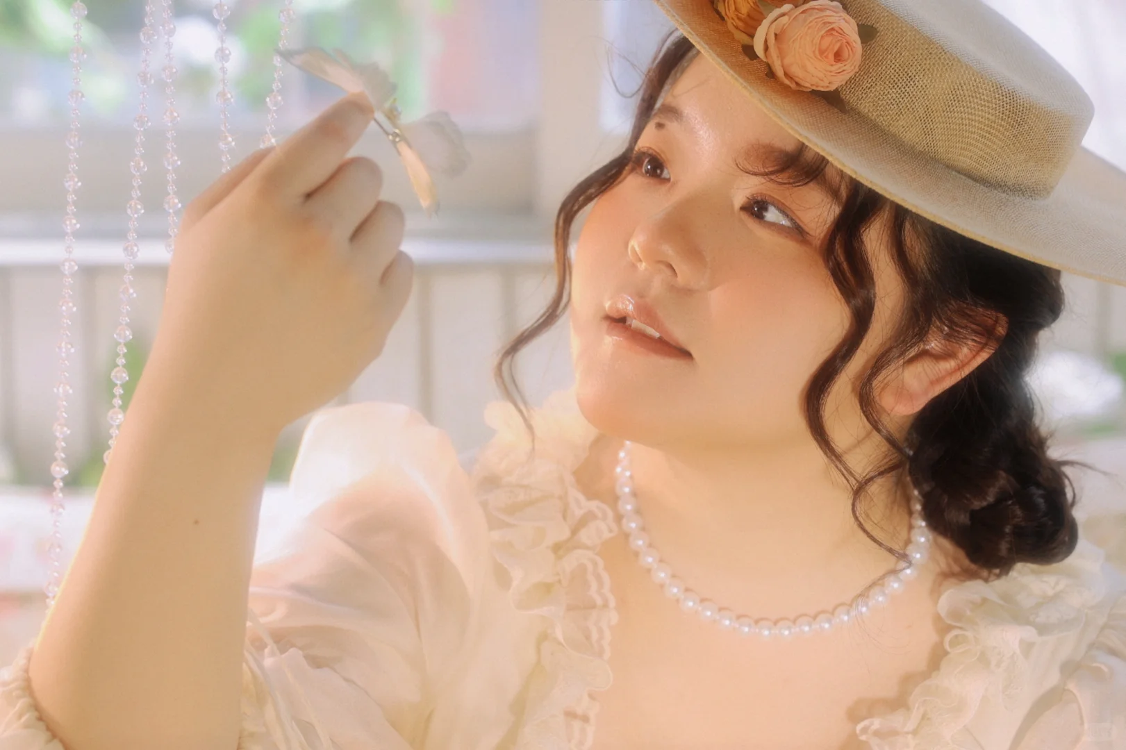 肉肉女孩独有的法式油画感