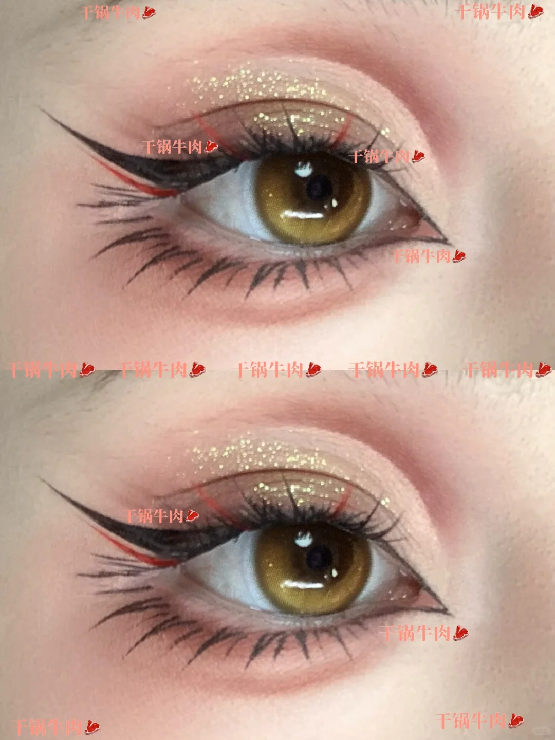 🦊🔴国风红睫狐系截断眼妆！【附教程】