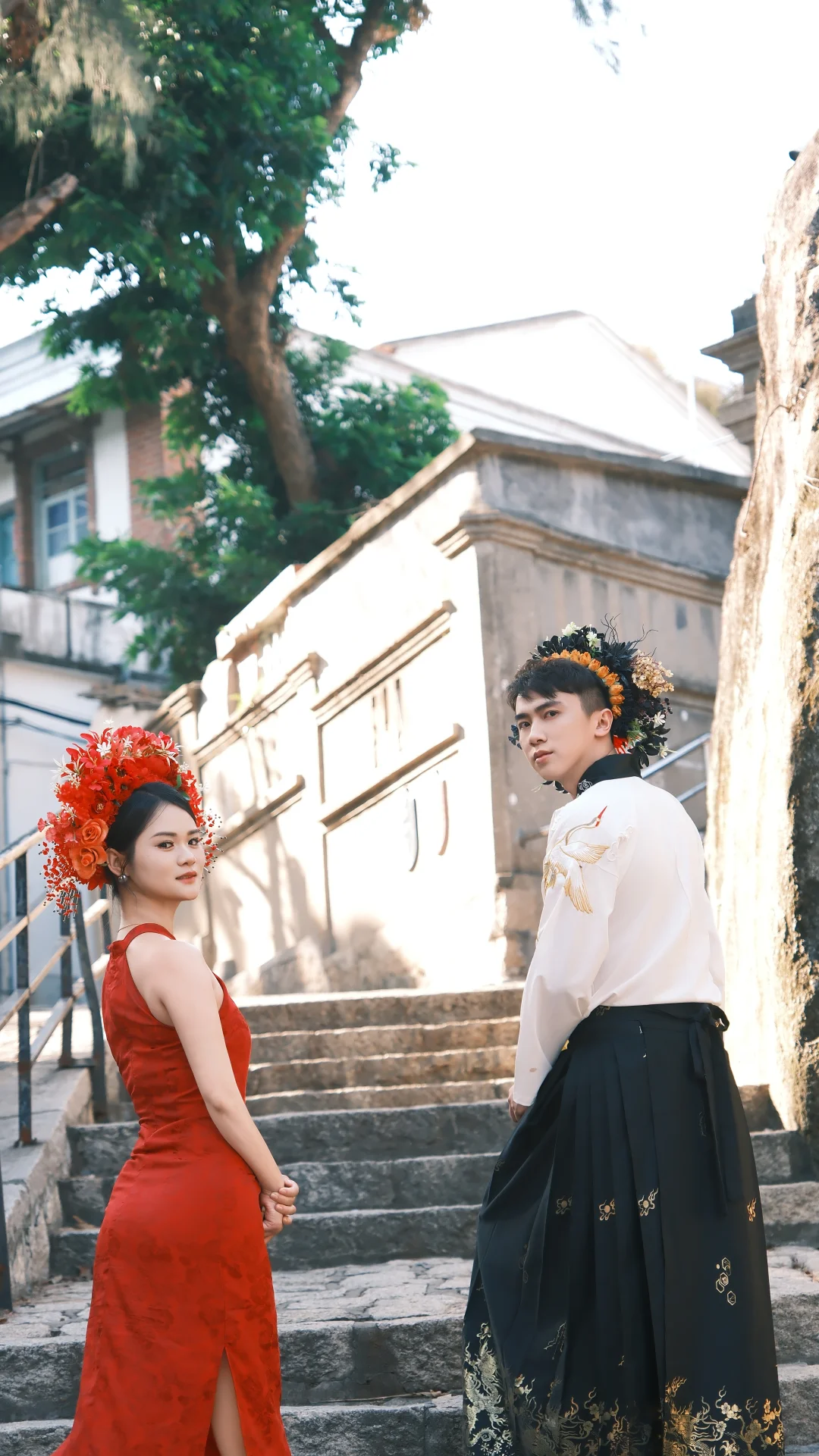 鼓浪屿情侣簪花👭