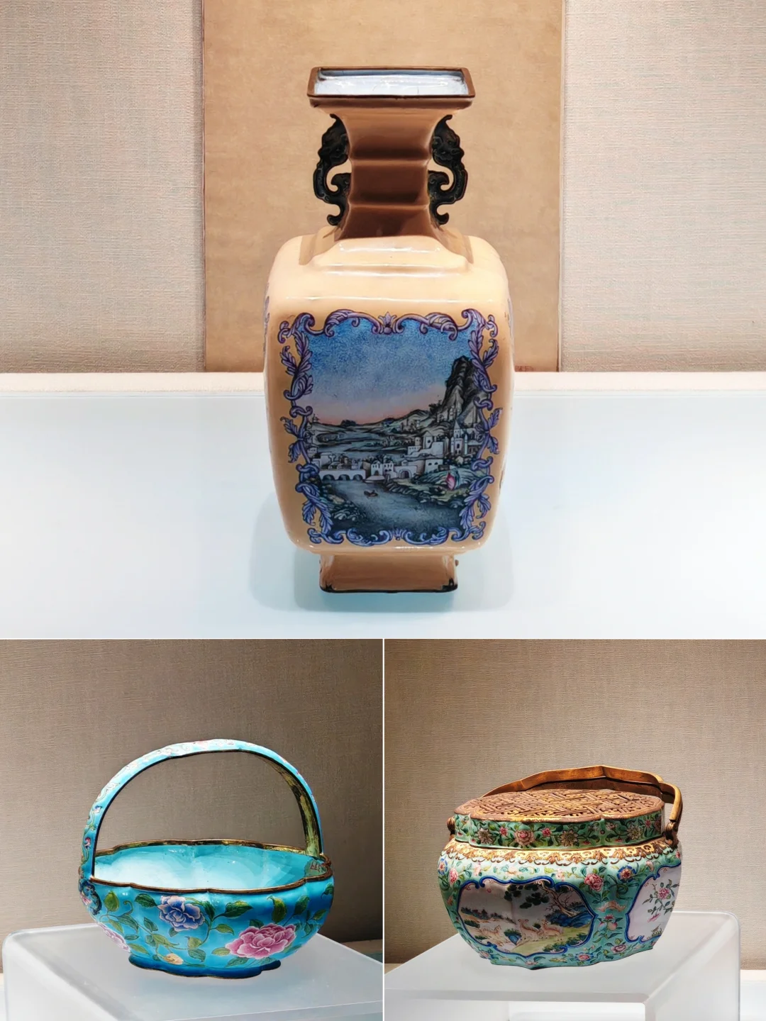 北京故宫博物院-珍宝馆.花插花瓶摆件合集