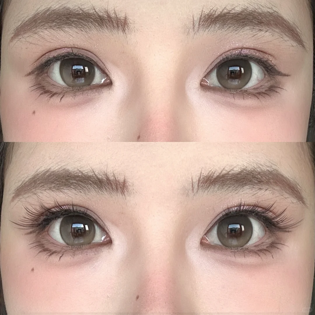 今天的眼睫毛看起来媚媚嘟～