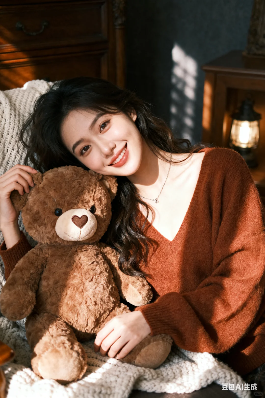 Ai写真●怎样0元生成居家氛围感韩系人像？