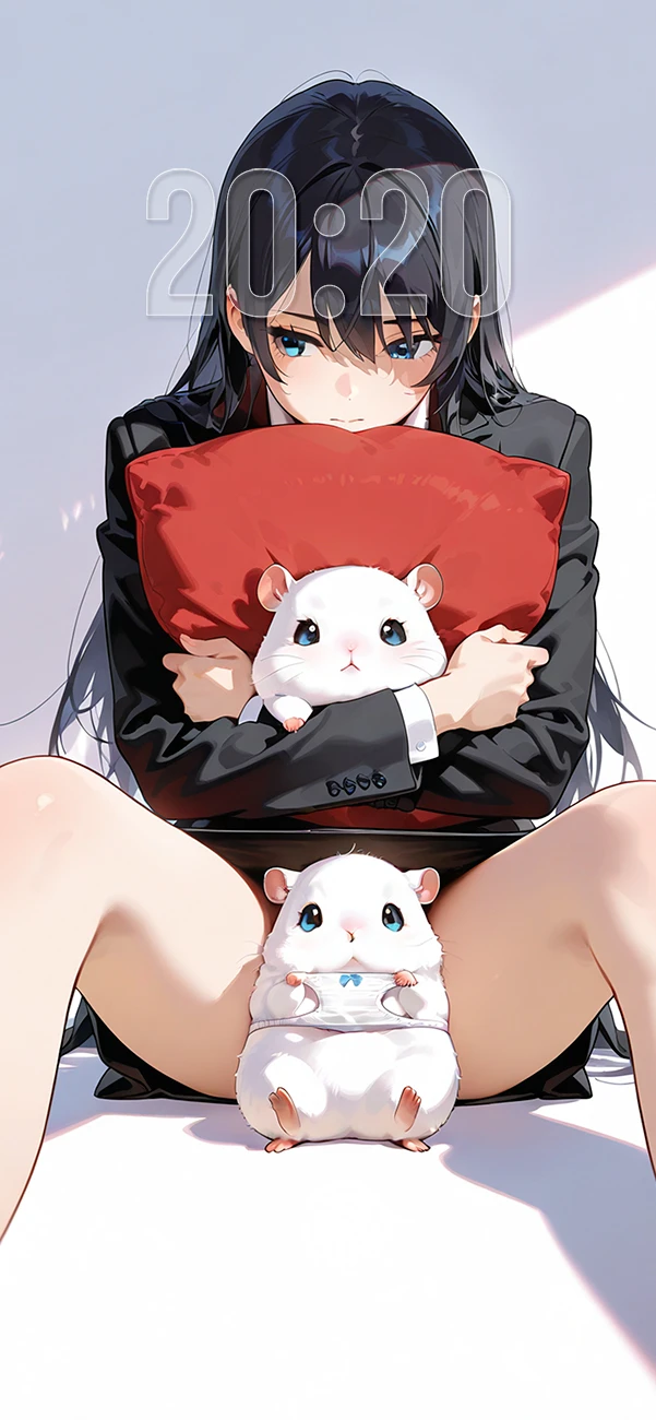 二次元美少女创意壁纸