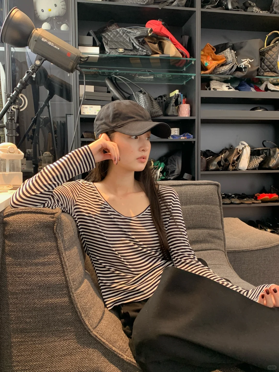 inspo | 纸片人条纹衫有点古早韩流即视感🦓