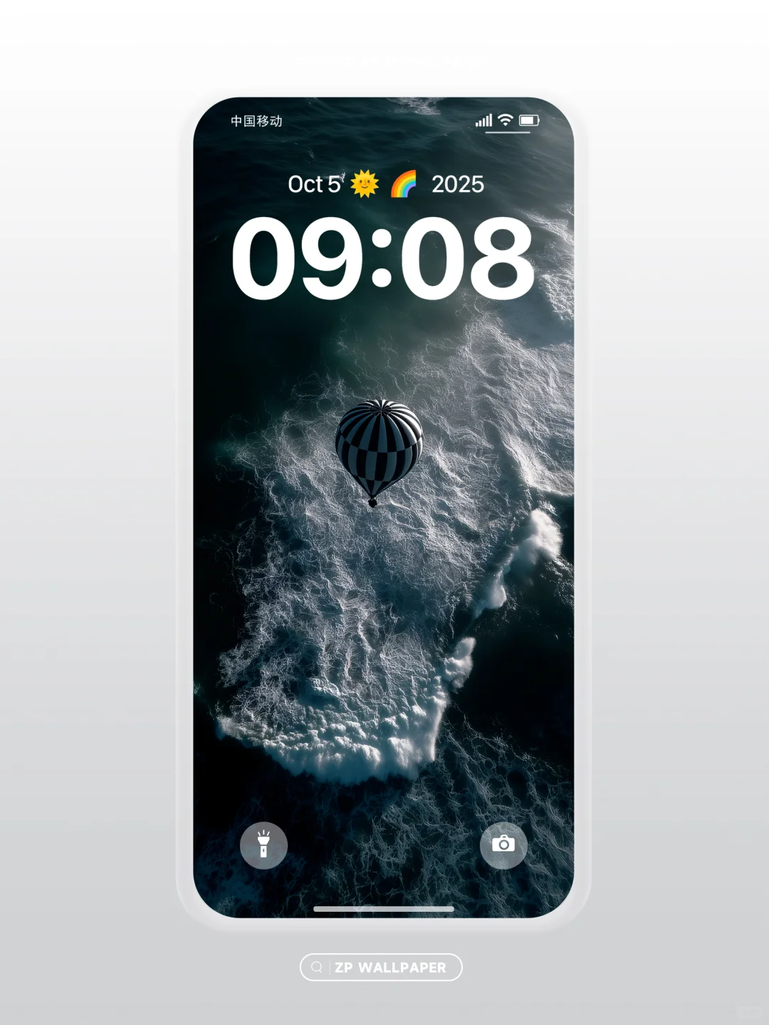 海蓝热气球｜高清壁纸｜218