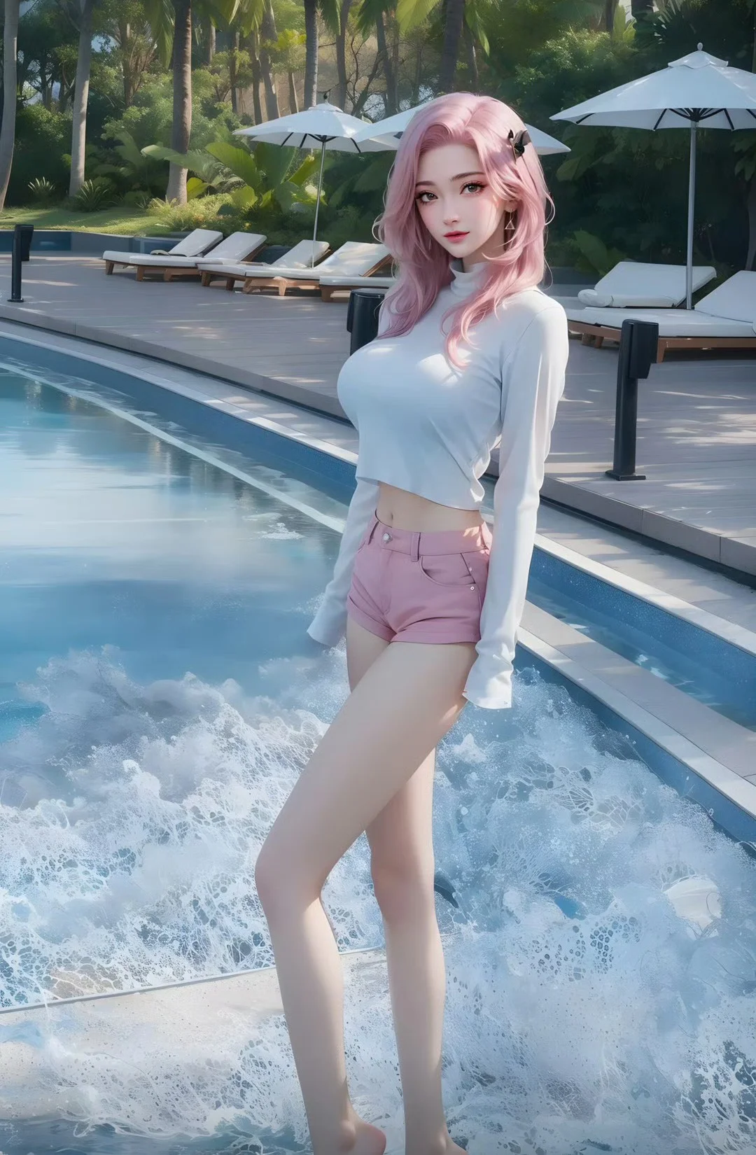 国漫女神，好身材大长腿高颜值头像对比。