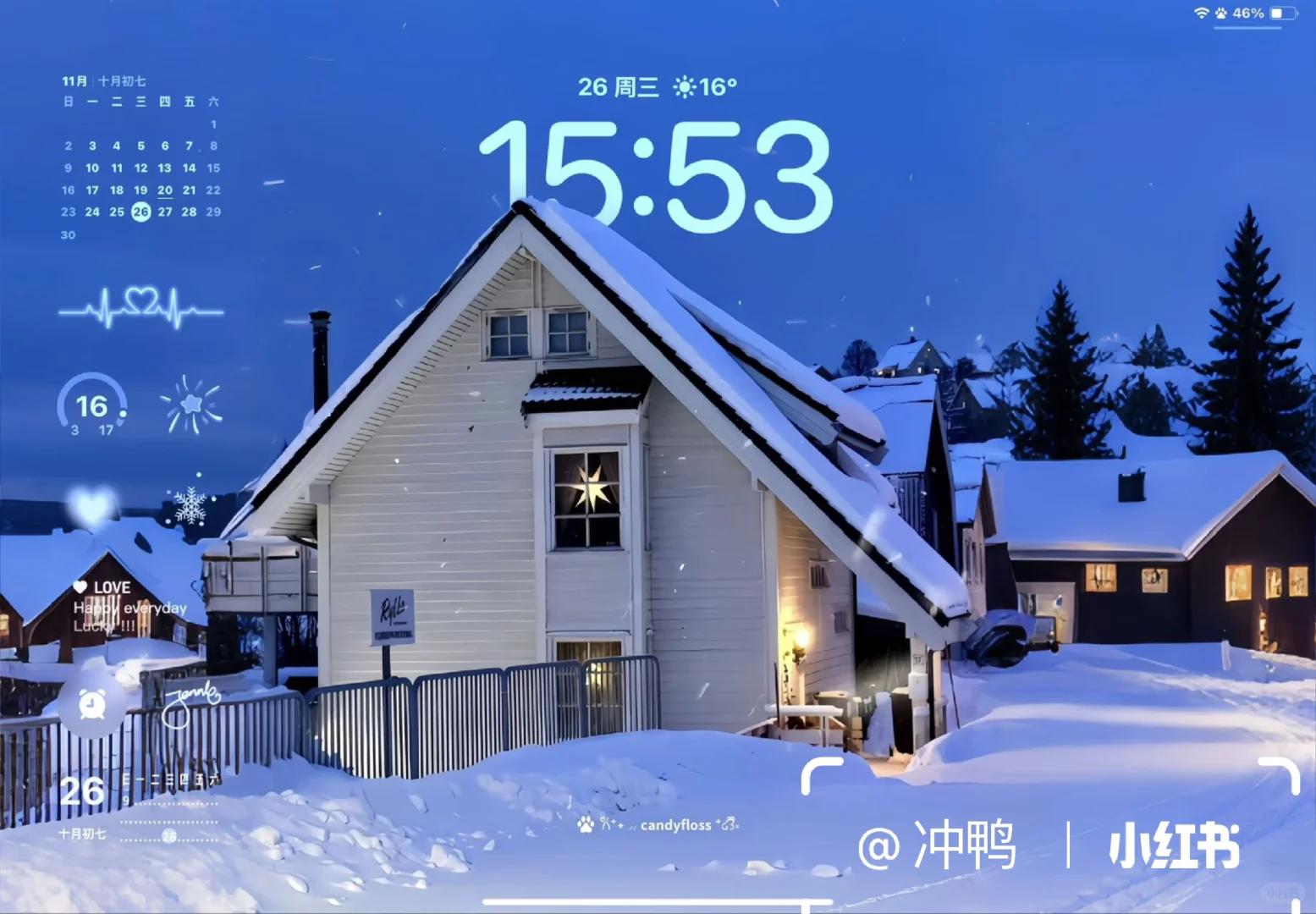 ipad 3D冬日高清壁纸