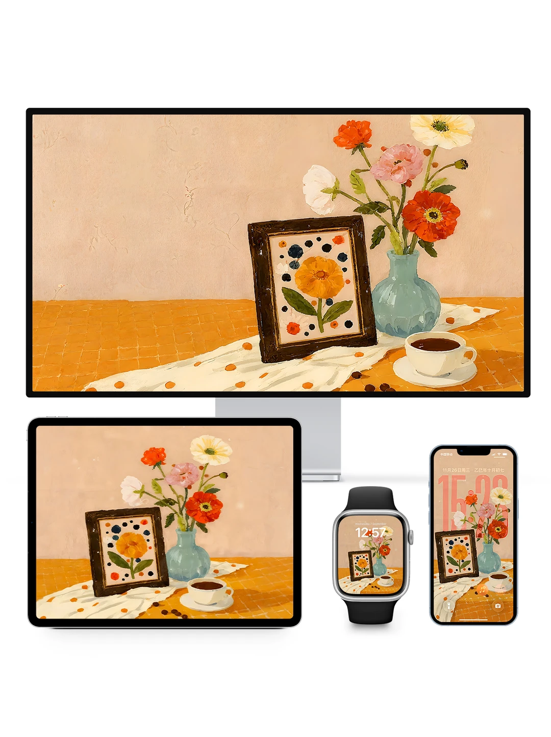 心无杂念，全都随便|ios26景深3D壁纸Z445