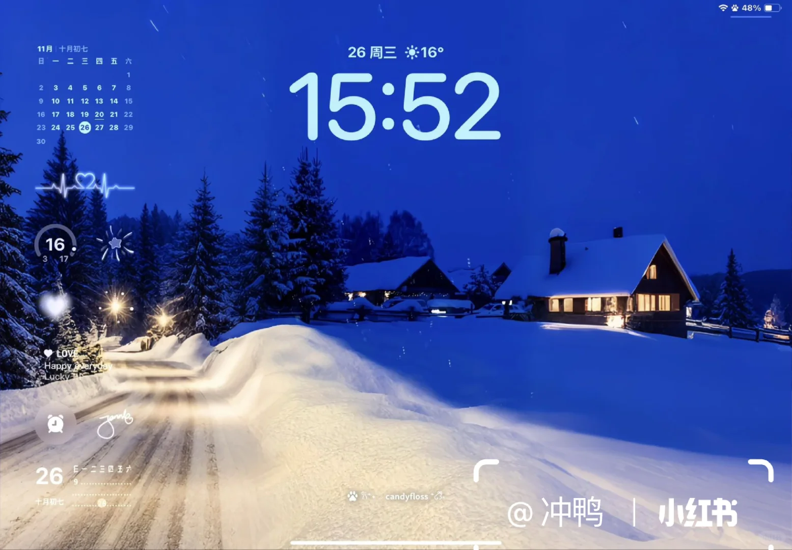 ipad 3D冬日高清壁纸