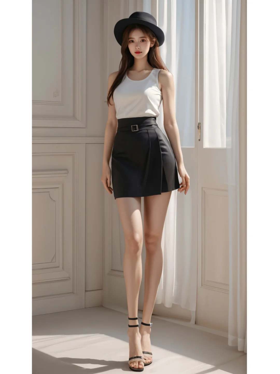 辣妹风穿搭｜高腰百褶裙成为潮流新宠！