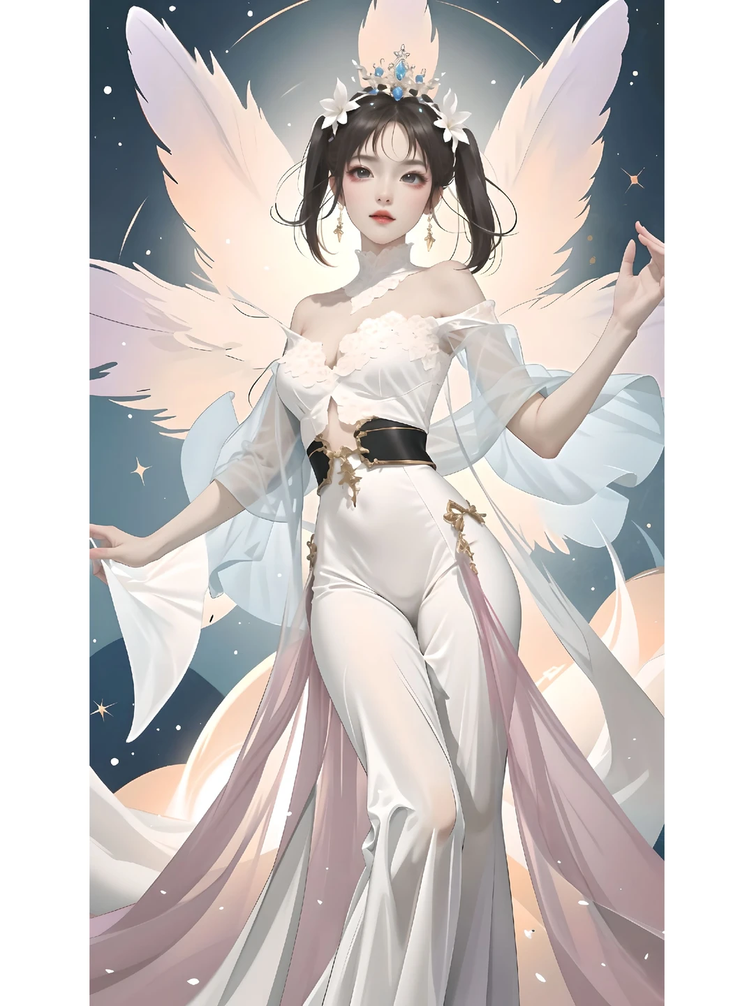 仙女，当然是气质与美貌并存啦～