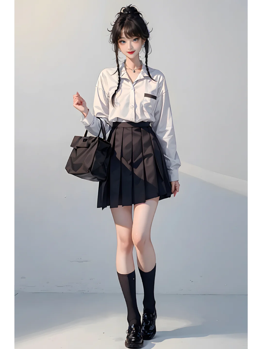 跟着ai学穿搭｜周一上课就这么穿太美啦！