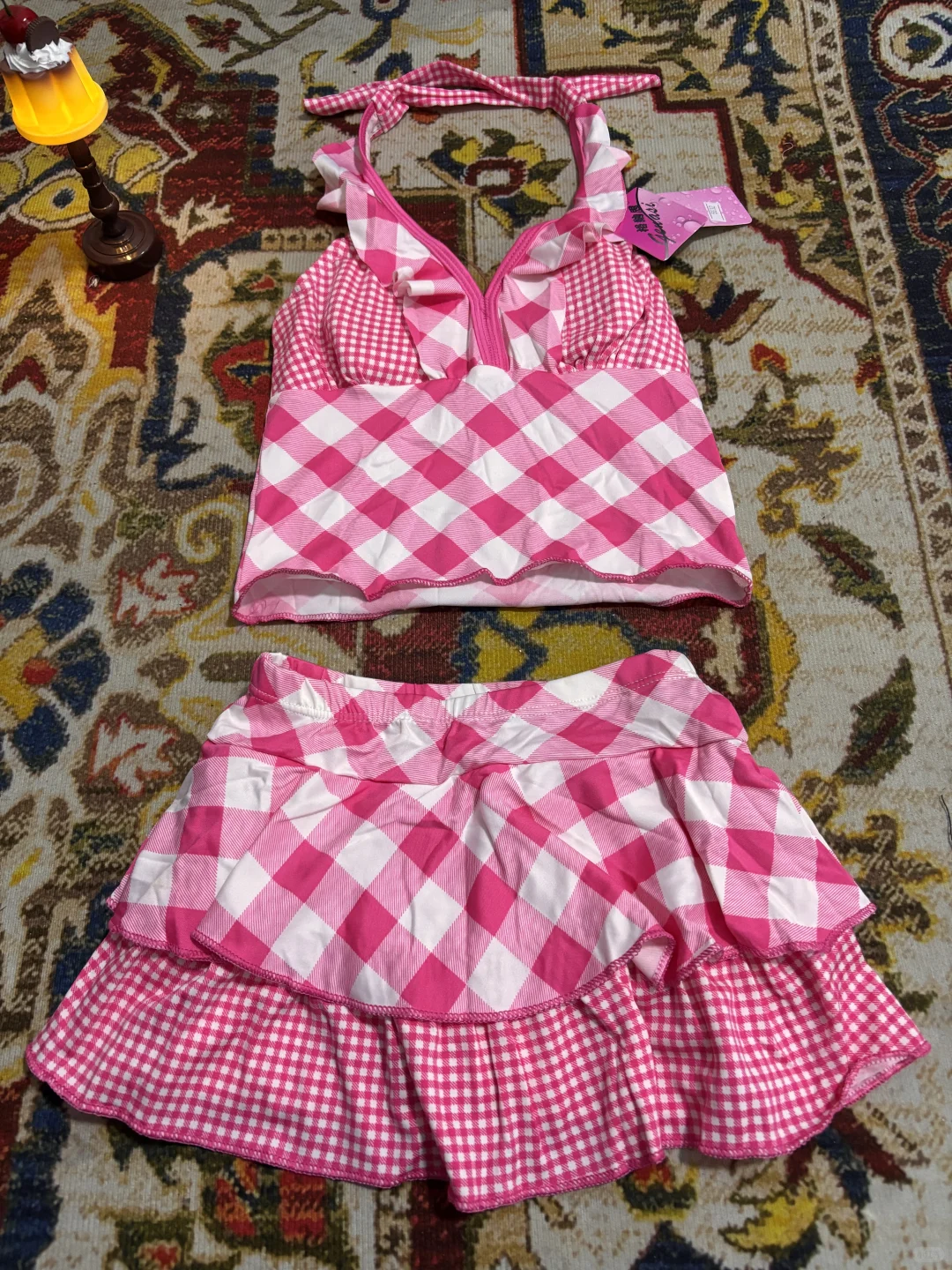 一组美美的古早味泳衣