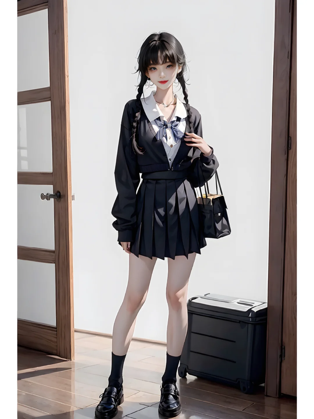 跟着ai学穿搭｜周一上课就这么穿太美啦！