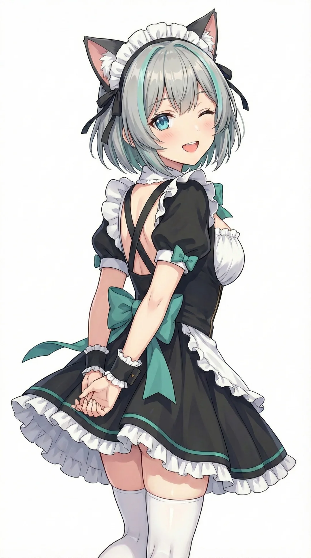 ✨叮咚！您的专属薄荷猫耳女仆已上线，请签收~