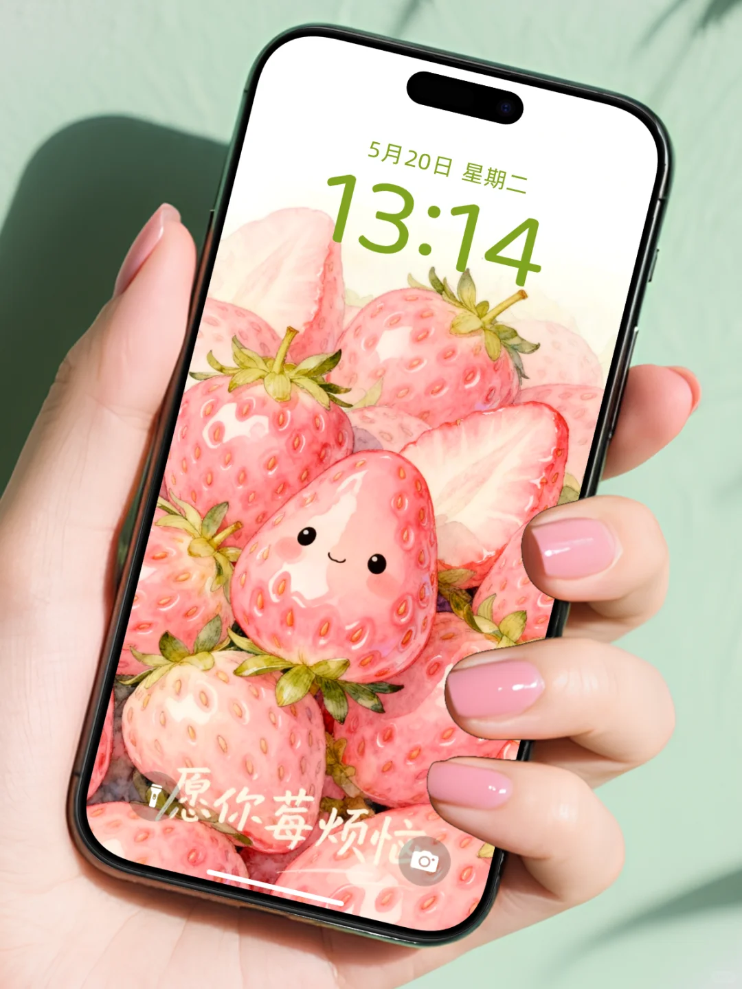 草莓🍓手机壁纸分享，可爱又治愈