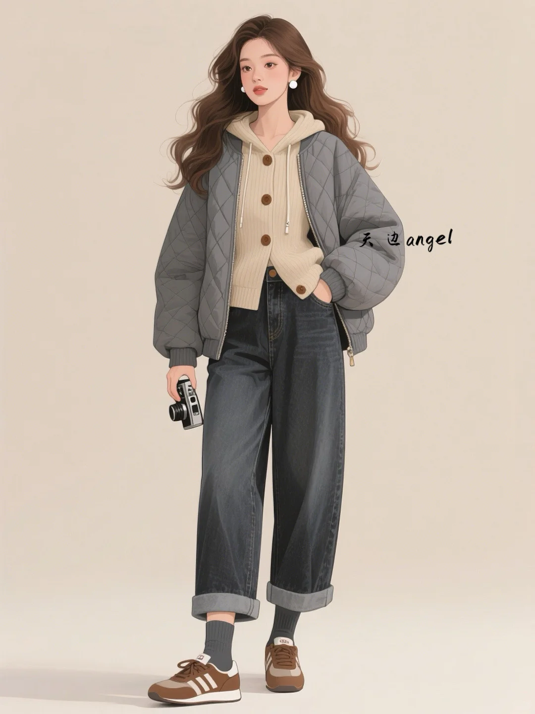 一周穿搭不重样|复古慵懒秋冬氛围感穿搭