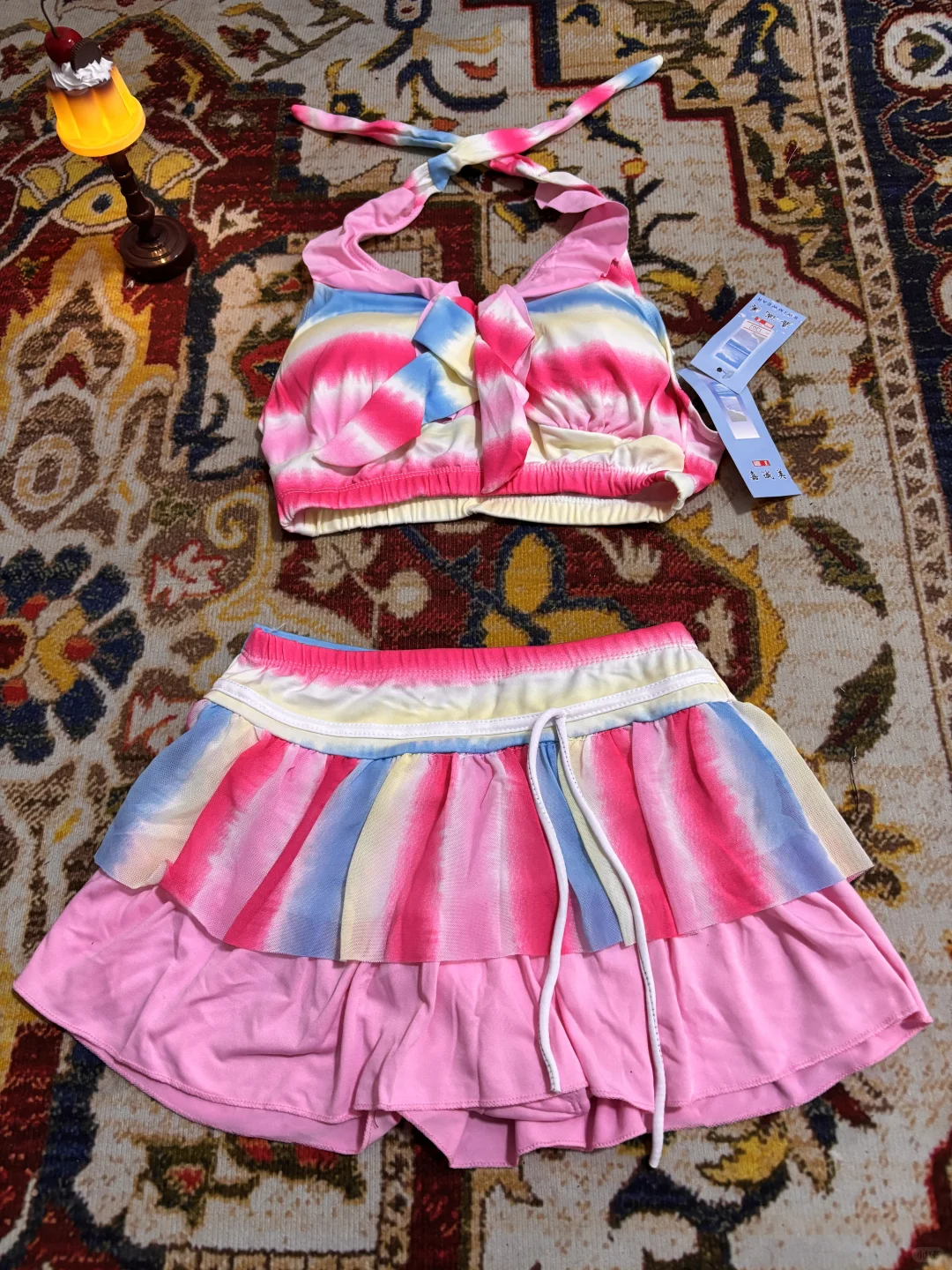 一组美美的古早味泳衣