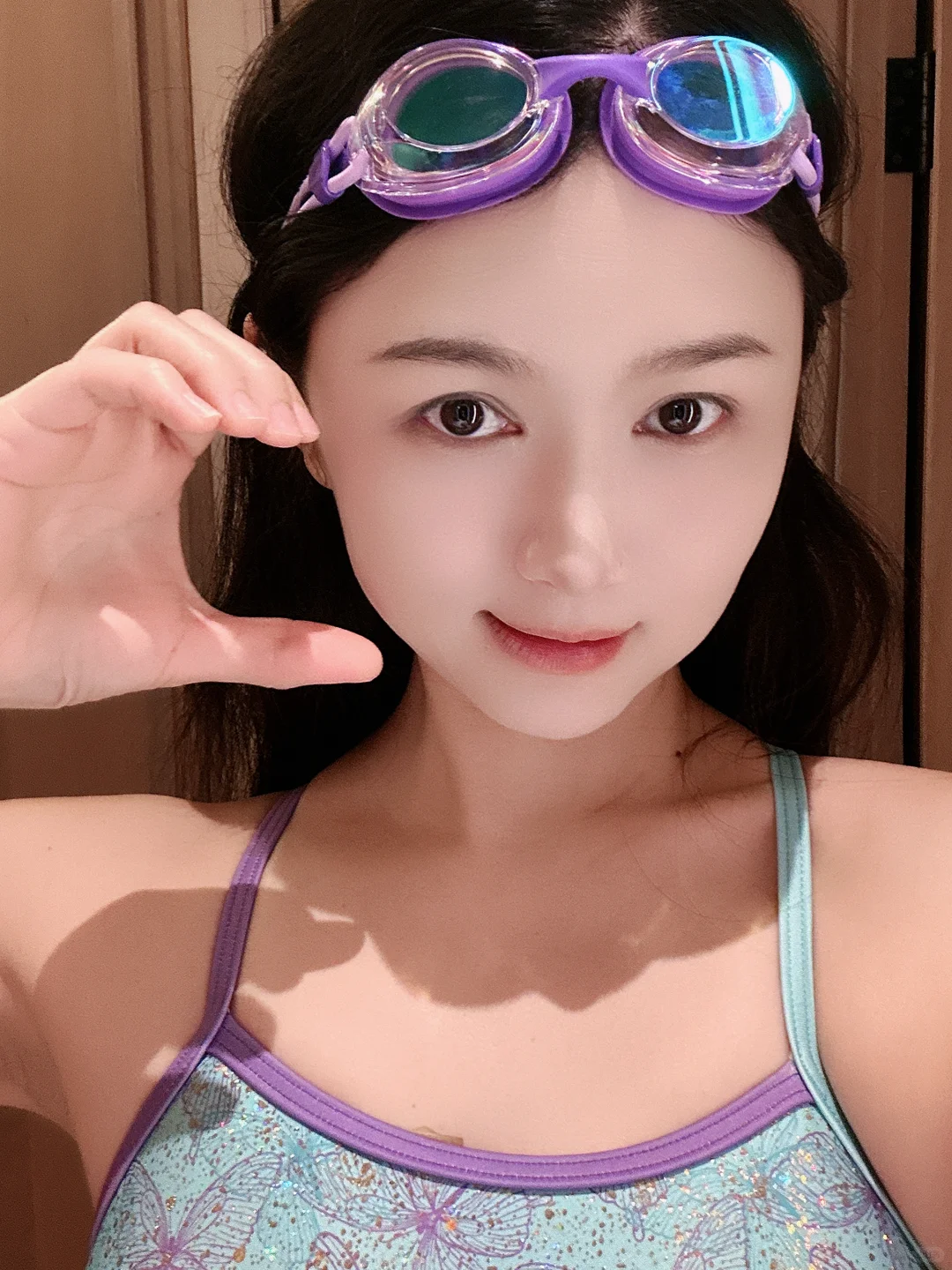 第一次游泳听歌