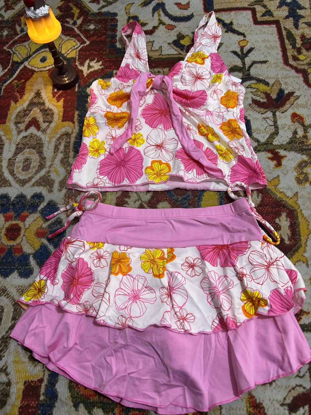 一组美美的古早味泳衣