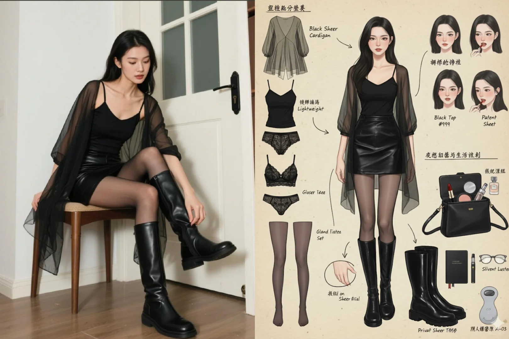 Nano Banana穿搭深度分解设计图