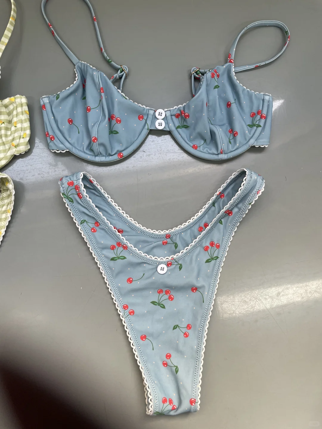 泳衣定制 | 甜美少女感比基尼套装👙🍒