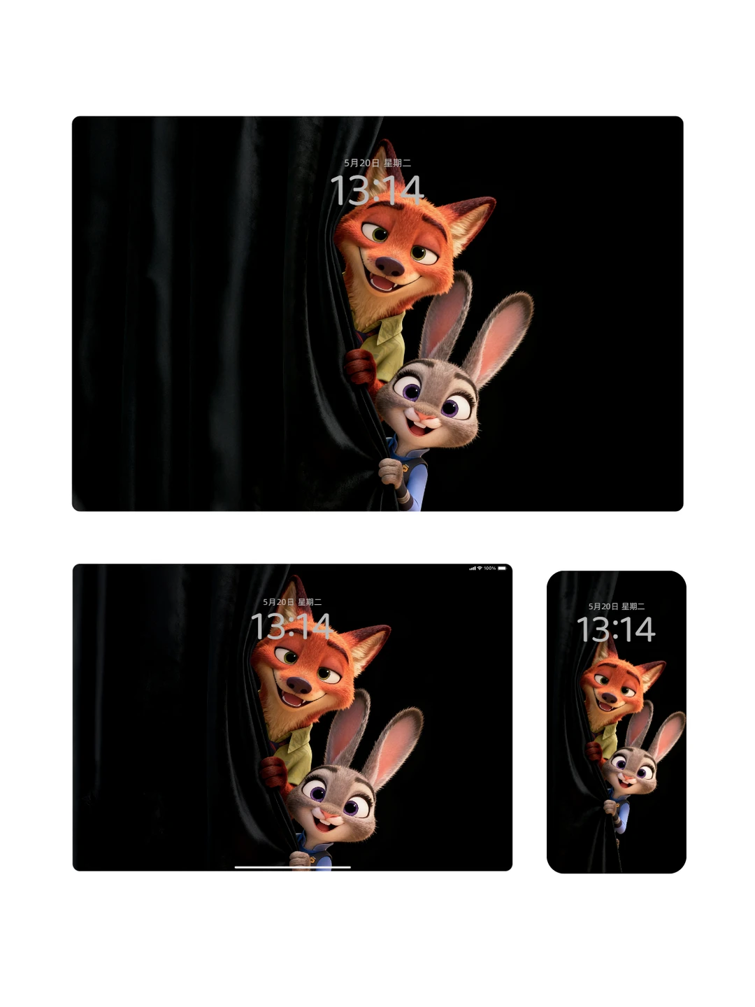 动态壁纸丨朱迪尼克好萌趣啊