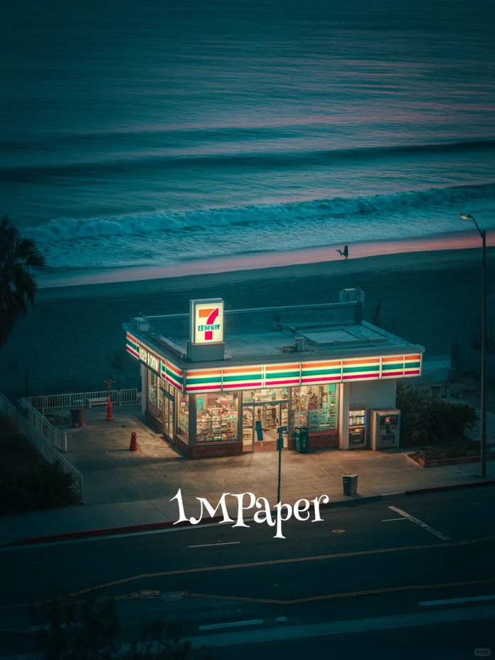711壁纸 l 海边便利店