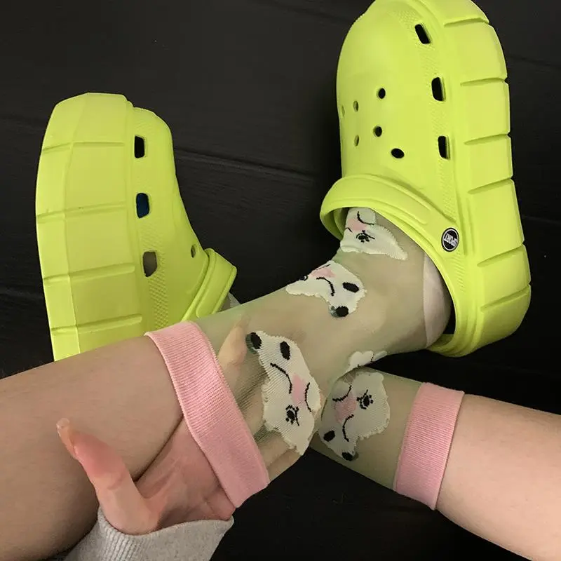 🌈慵懒时光必备！玻璃丝袜太甜了～