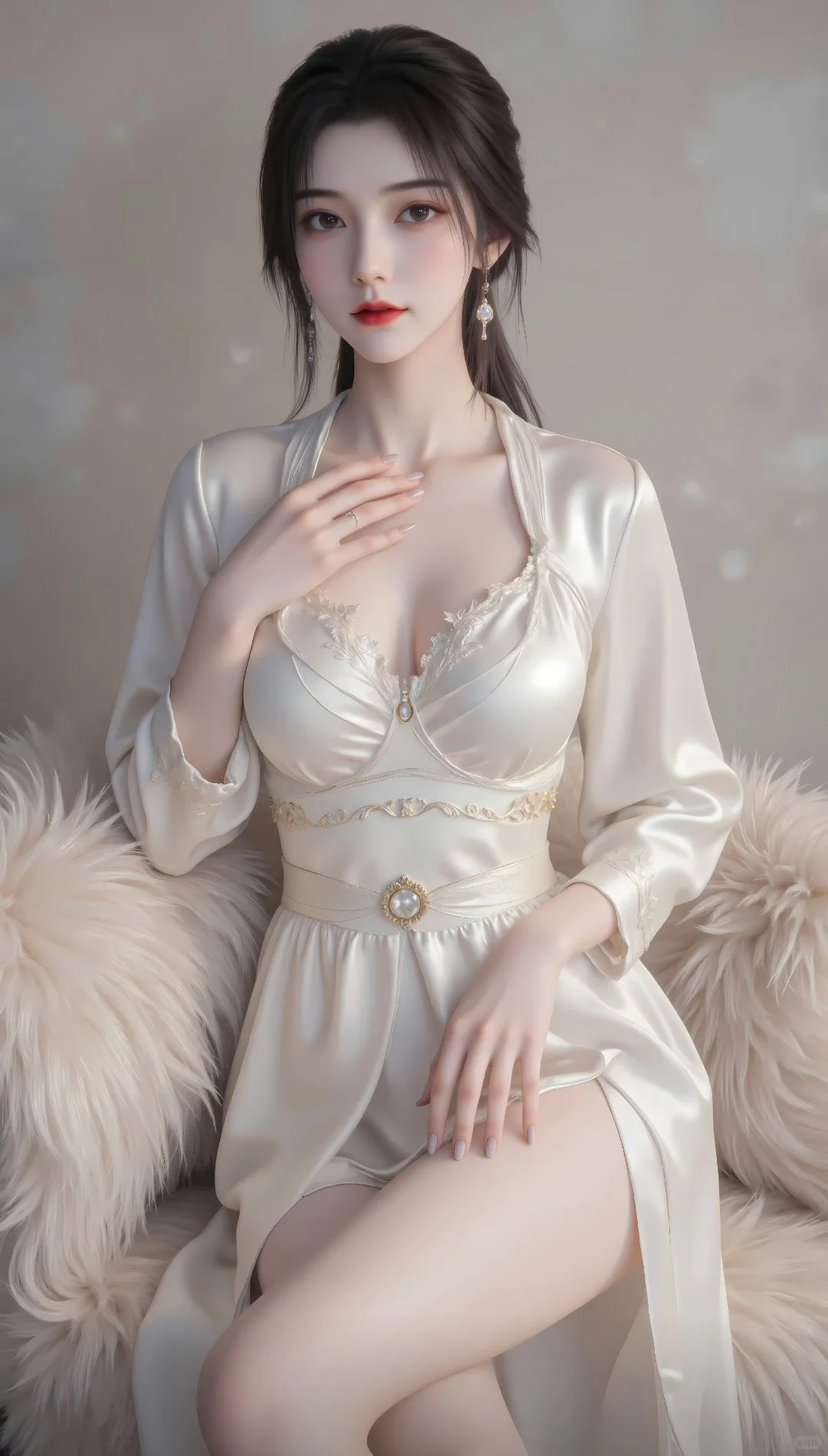 国漫女神，好身材大长腿高颜值头像对比。